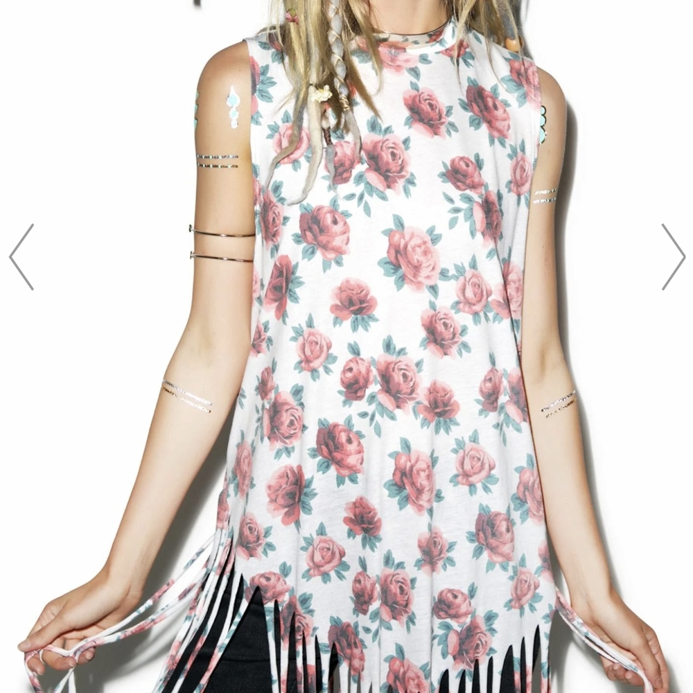 {Wildfox} Brand New Gypsy Roses Tank - Picture 2 of 9
